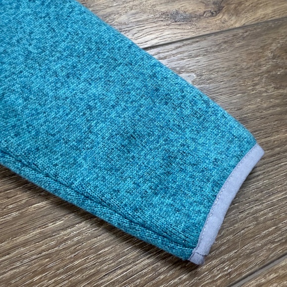 L.L. Bean Women's PETITE Sweater Fleece Pullover Evening Blue Sz SP, warm - Picture 5 of 14